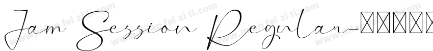 Jam Session Regular字体转换